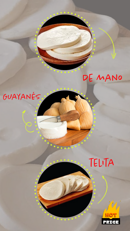 Premium Combo 3 Venezuelan Cheeses – 3x500g